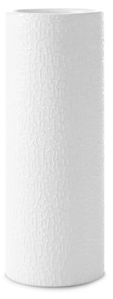 KERAMICKÁ VÁZA RISO (FI) 11X30 CM BIELA