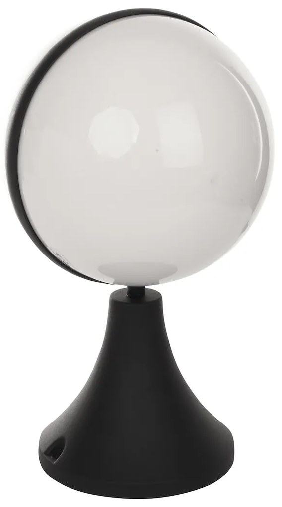 Exteriérová lampa, 1x biele PVC tienidlo