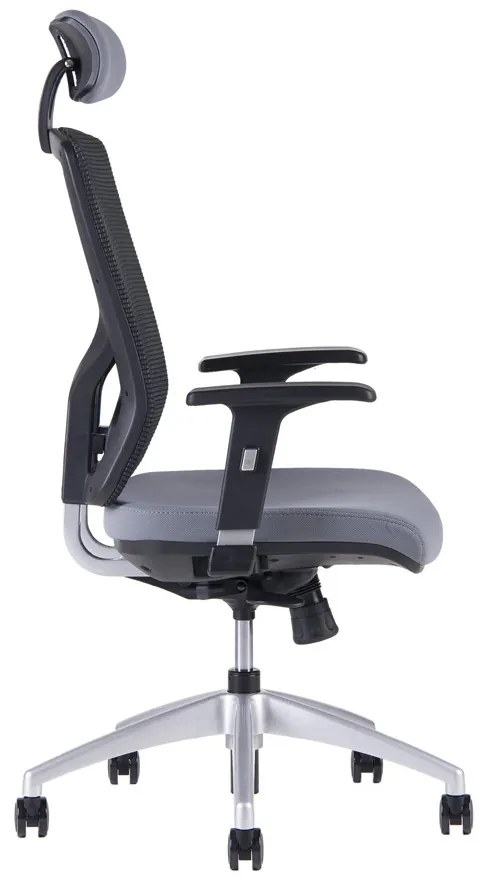 Kancelárska ergonomická stolička Office Pro HALIA MESH SP – s podhlavníkom, viac farieb Čierna  2628