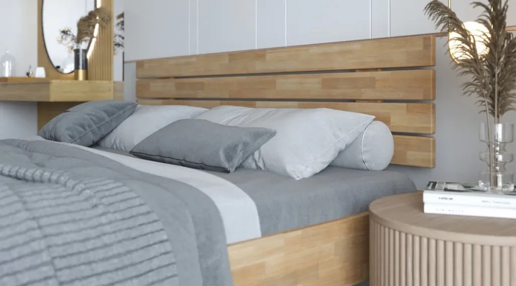 Posteľ Isolda 180x200 cm, prírodný buk