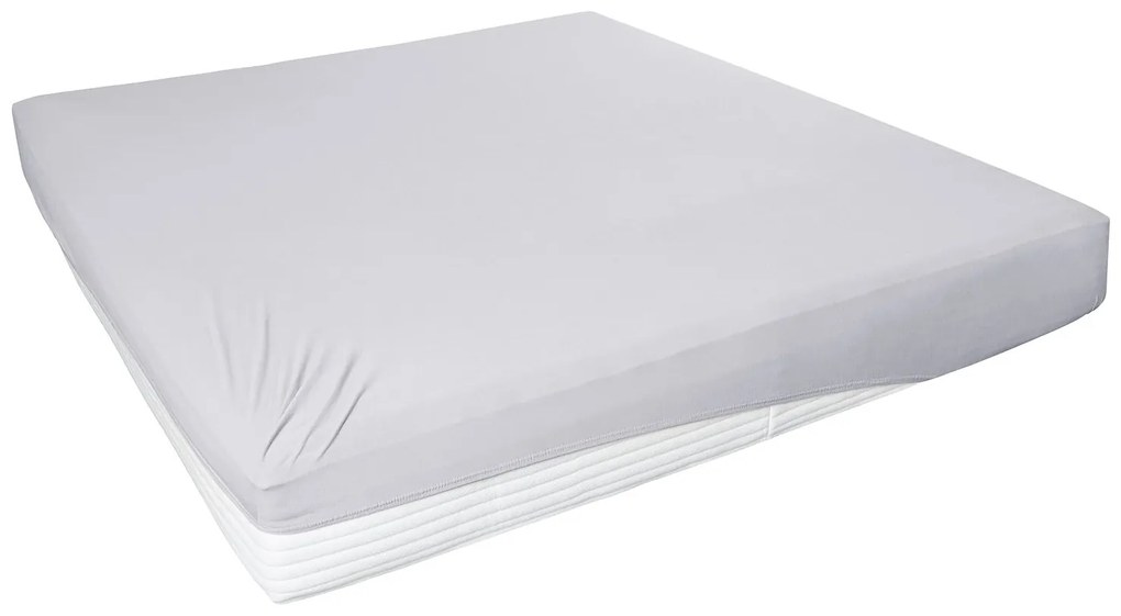 Primera Džersejová napínacia plachta (bledosivá, 180 – 200 x 200 cm)  (100318222)