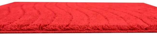 Kúpeľňový koberček Sara Red červený Fale
