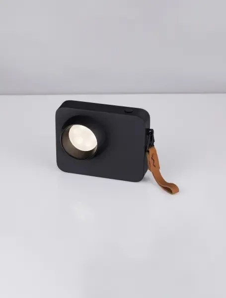 LED stmievateľná čierna stolná lampa Kedros 2