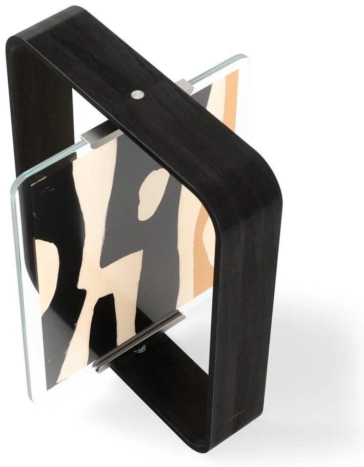 Čierny drevený stojací rámček 26x31,5 cm Bellwood – Umbra
