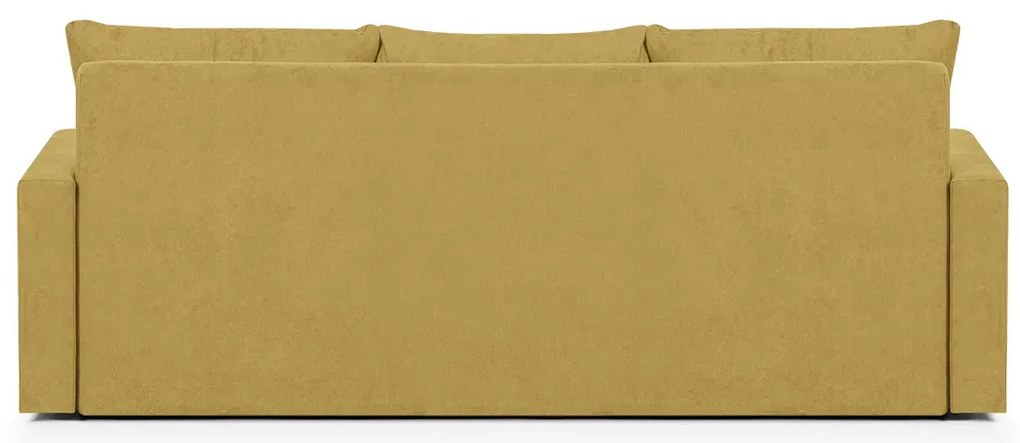 Rozkládací pohovka DELLA Hořčicová