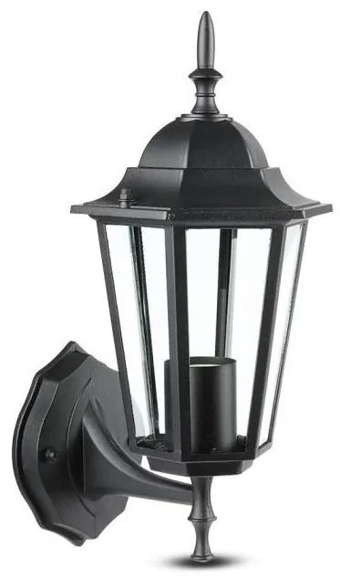 Vonkajšia nástenná lampa 1xE27/40W/230V IP44 čierna