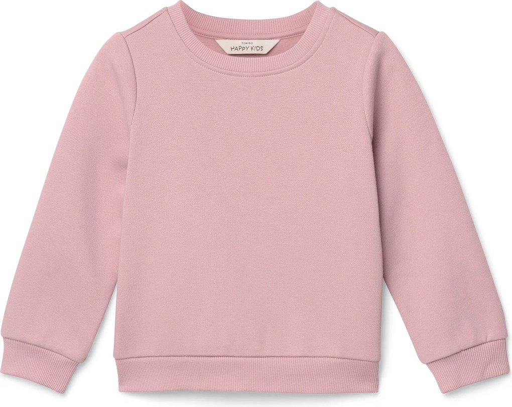 Detské mikiny s počesanou vnútornou stranou, 2 ks, ružové
