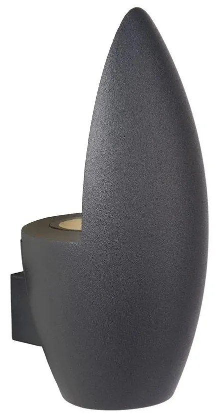 Lucide 27854/01/30 - Vonkajšie nástenné svietidlo ELDO 1xGU10/35W/230V čierne