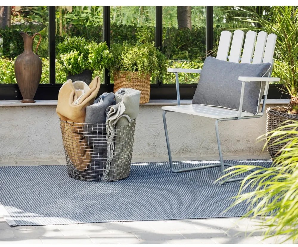 Sivobéžová deka s prímesou vlny 140x200 cm Ylva Dark Linen – Pappelina