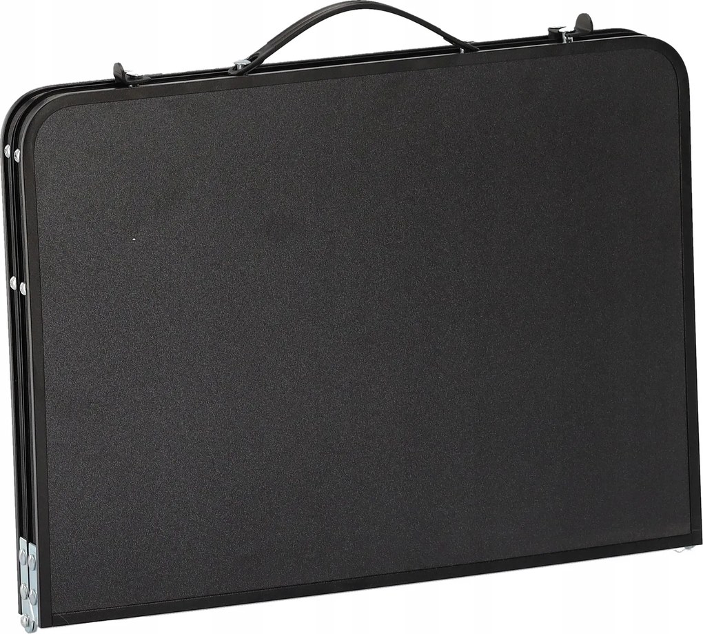 Garden Line SKLADACÍ TURISTICKÝ STÔL, ČIERNY, 60x40x26,5 CM *3248