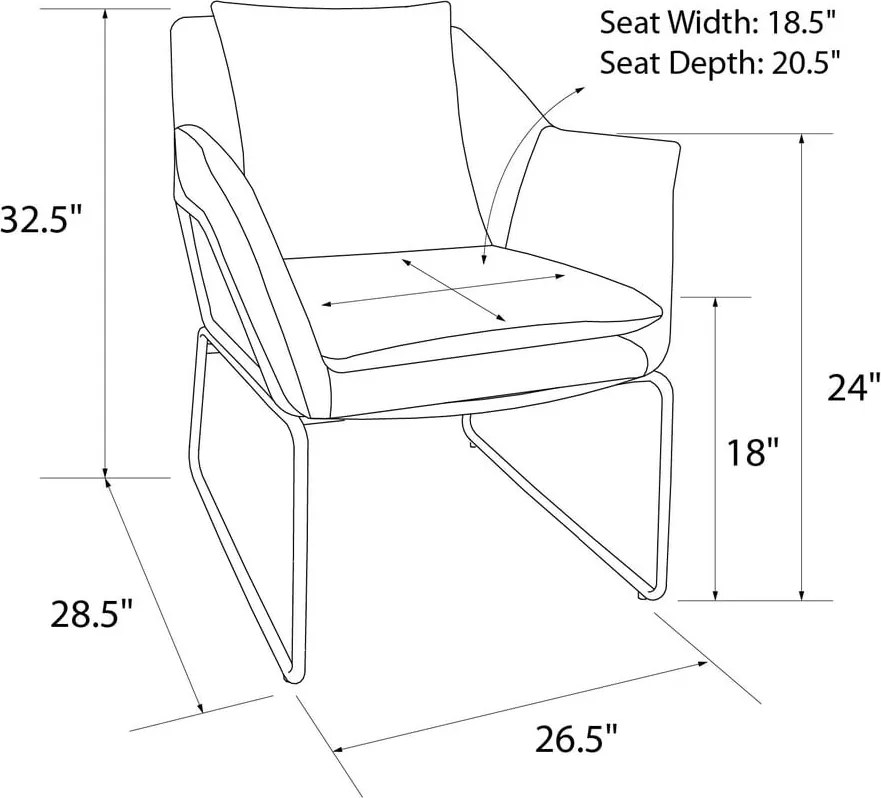 Modré zamatové kreslo Avery – Støraa