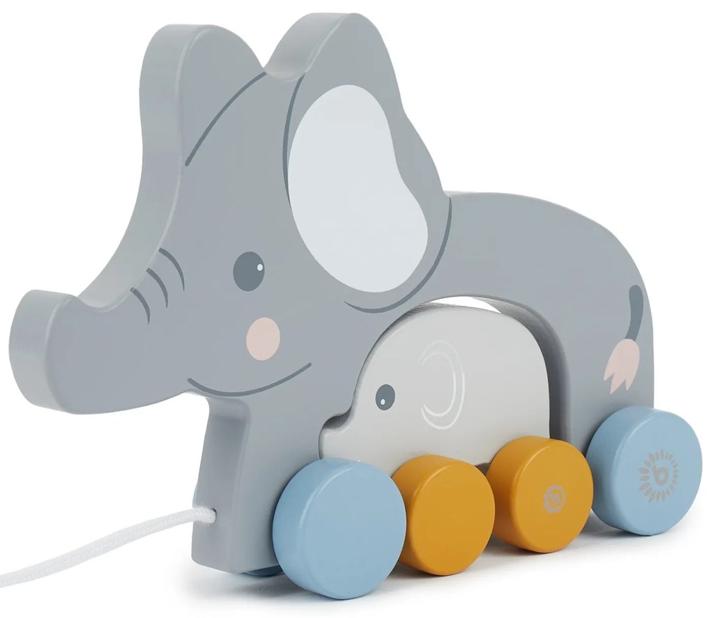 Bieco - Ťahacia hračka - slony