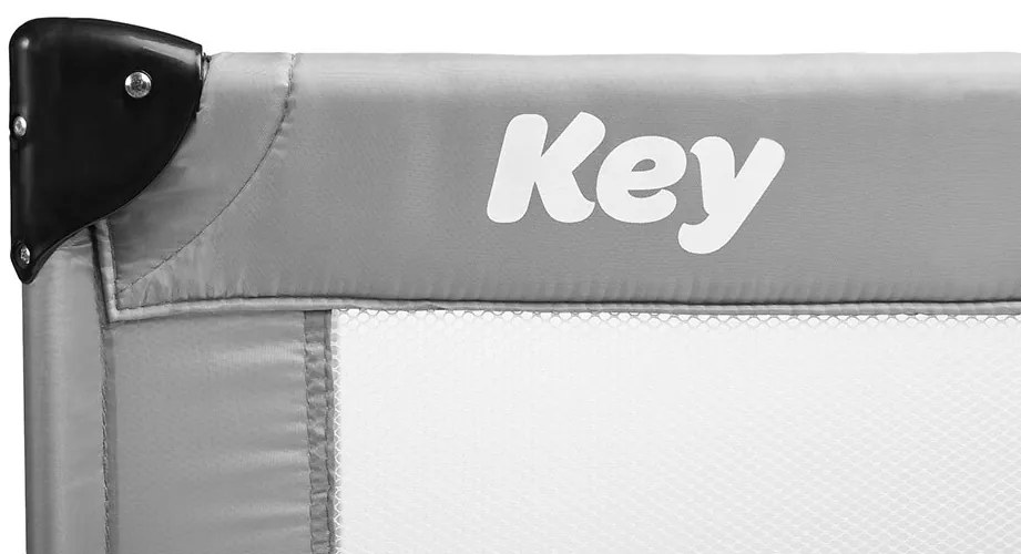 Cestovná postieľka CARETERO Key grey