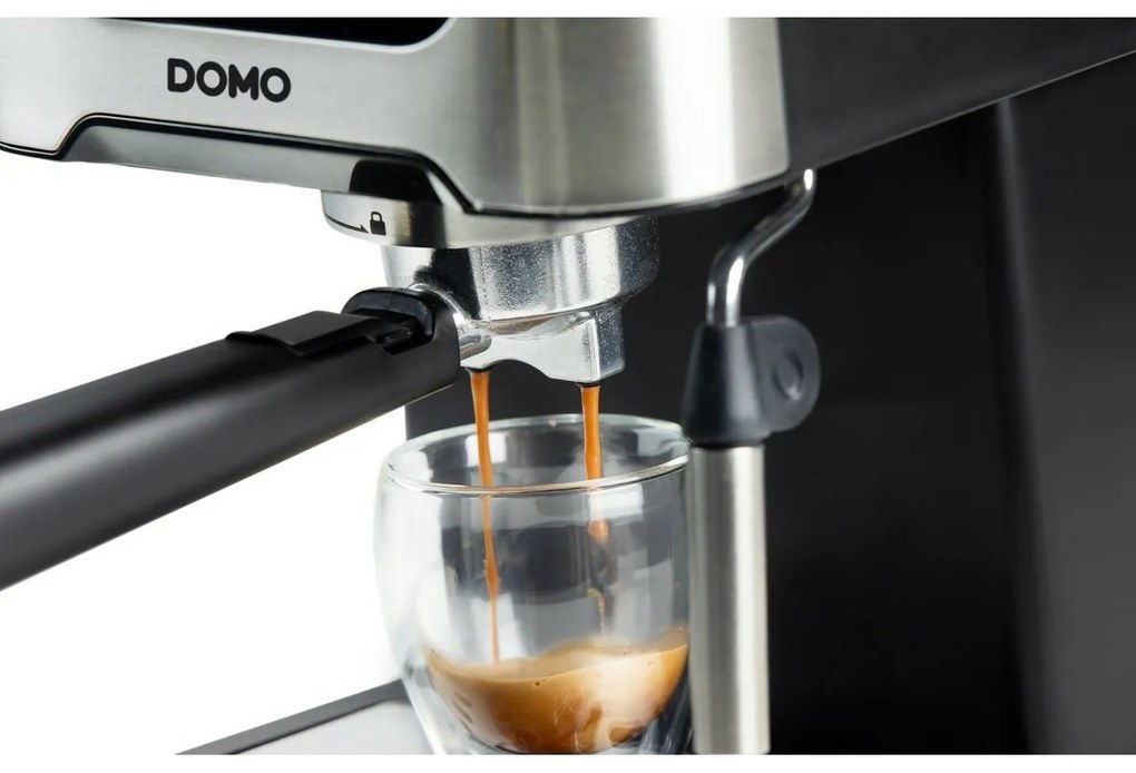 DOMO DO1138K pákový espresso kávovar, čierna