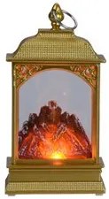 Home Styling Collection Lampáš s LED kameňom vo vnútri, 13 cm Farba: Čierna
