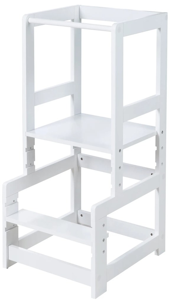 roba Drevená vzdelávacia Montessori veža (biela) (100359194)