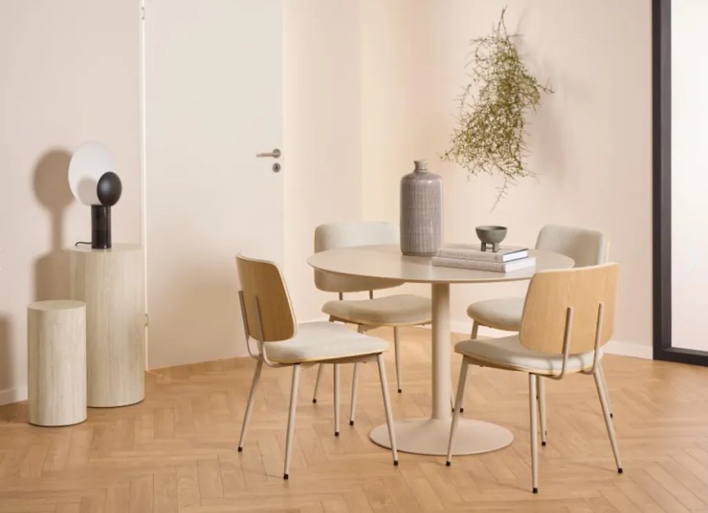 Sada 2 ks odkládacích stolků DICE béžový kámen