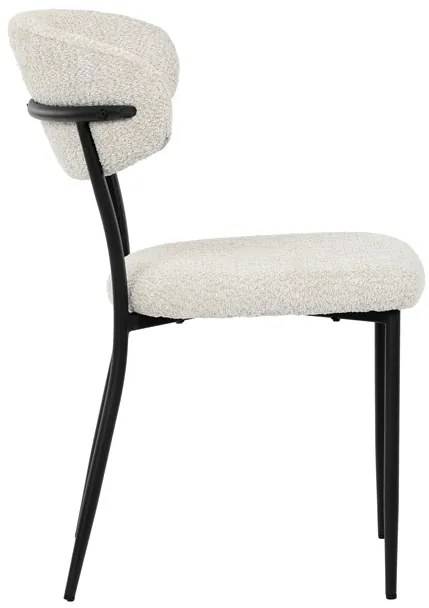 Autronic BONTEC Jedálenská stolička, béžová, látka bouclé, CT-W1021 CRM2 Farba: Béžová