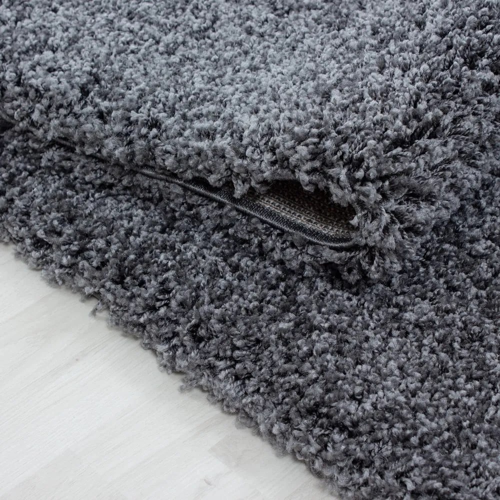 Tmavosivý okrúhly koberec ø 80 cm Life – Ayyildiz Carpets