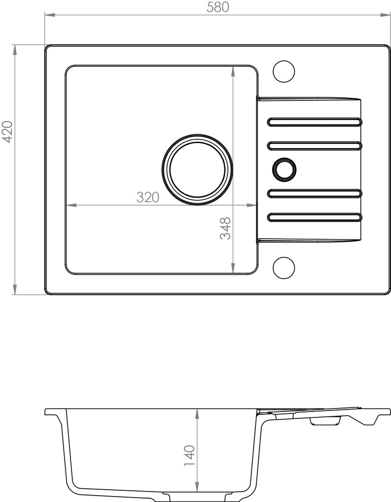 ALVEUS CZ CORTINA 40 - 91 černá (580x420mm)+sif.POP-UP