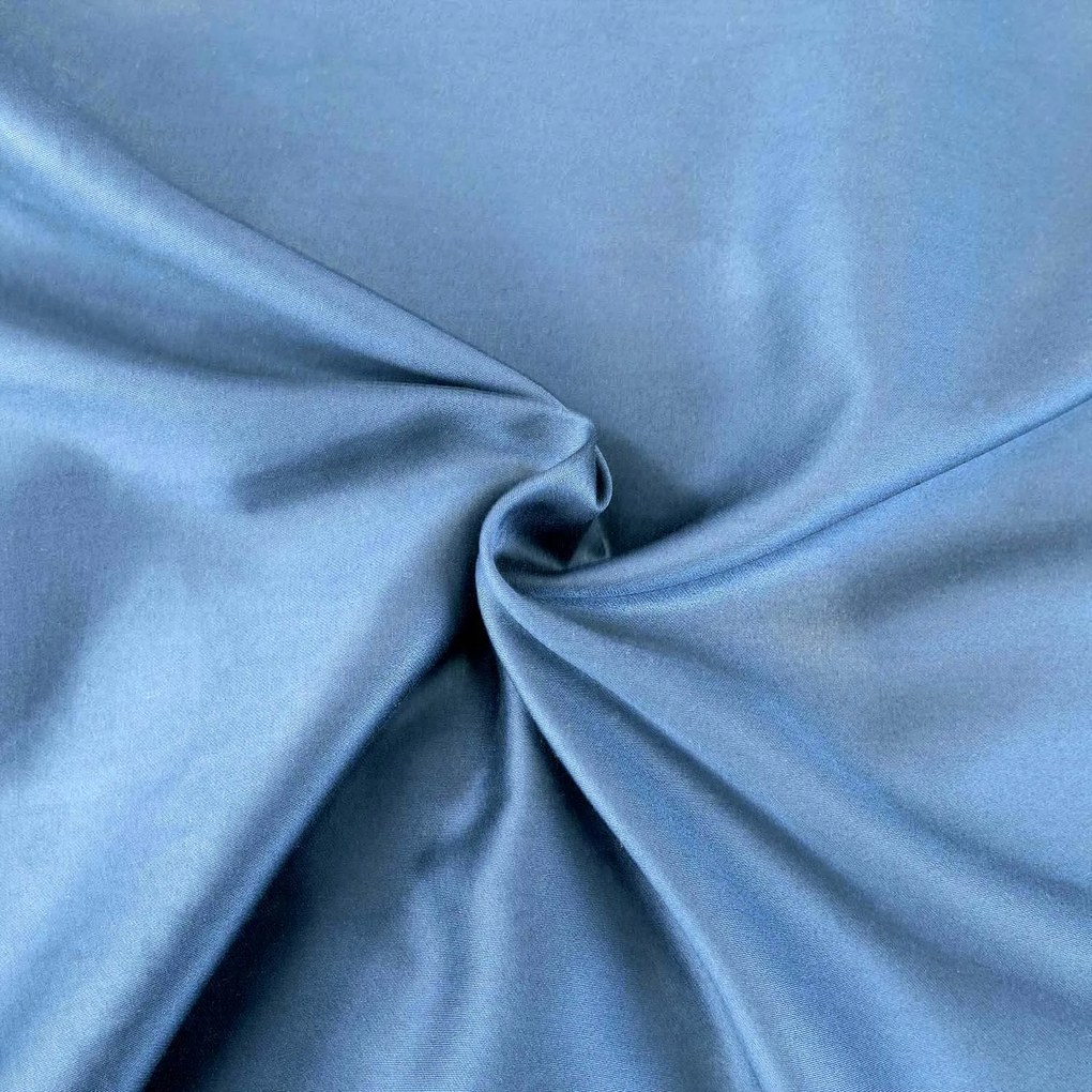SATÉNOVÉ OBLIEČKY SATYNLOVE CLASSIC 160X200 CM, 2KS 70X80 CM MODRÉ