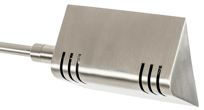 Dizajnová stojaca lampa oceľ vrátane LED s dotykovým stmievačom - Notia