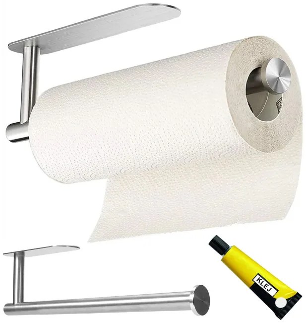 Držiak na kuchynské utierky PARGO strieborný