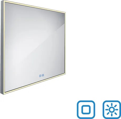 Nimco LED zrkadlo 600x600 s dvoma dotykovými senzormi - ZP 13066VX