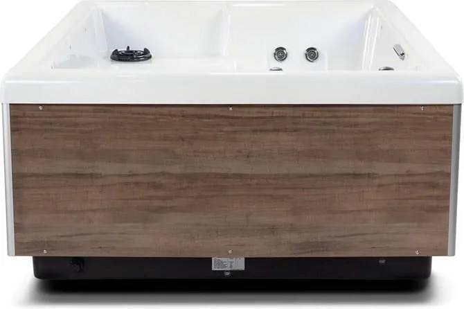 Hanscraft Vírivka OKA WAVE 1 Farba bočníc: Patina Bronze, Farba škrupiny: Pearl white