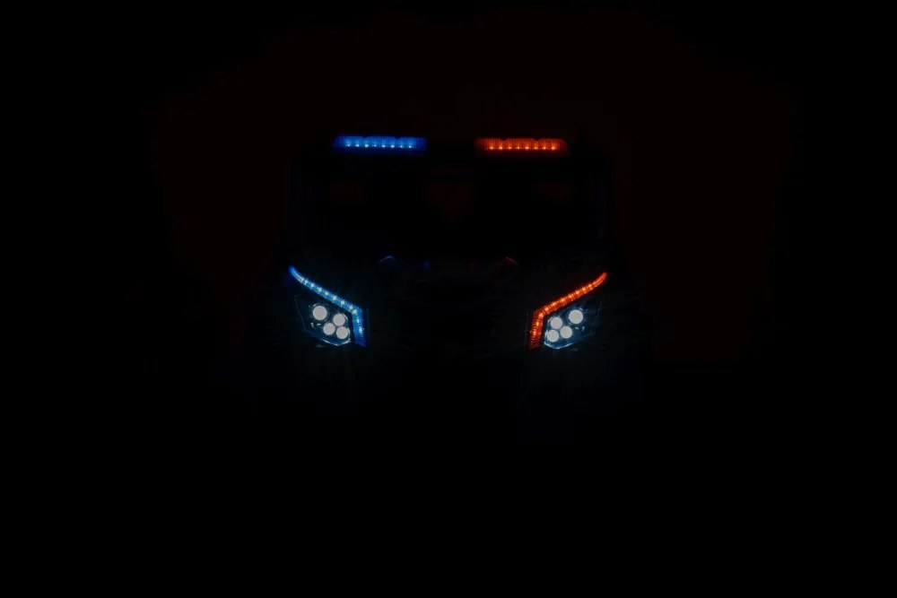 LEAN CARS ELEKTRICKÉ AUTÍČKO BUGINA XB-2118 POLÍCIA - 4x4 - Modrá - 4x45W - BATÉRIA - 24V7Ah- 2024