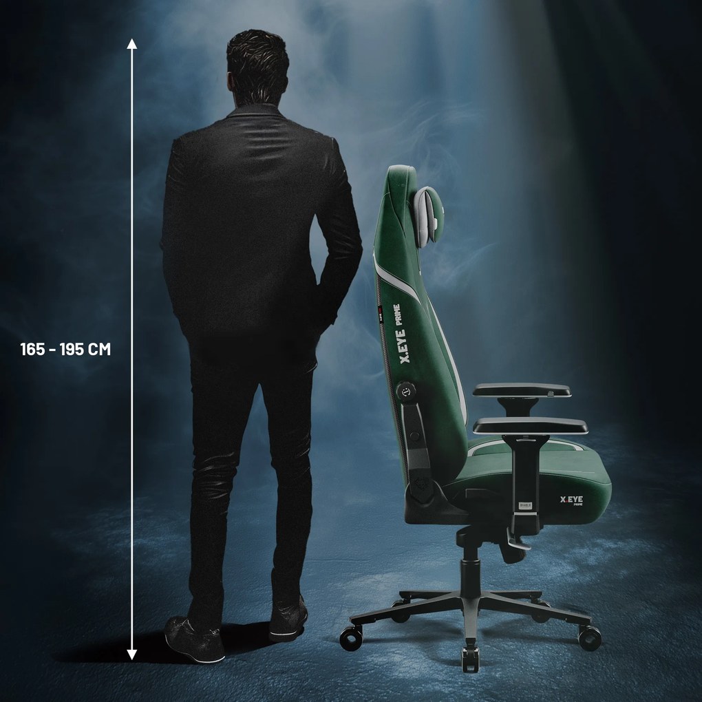 Herné kreslo forest green Normal Size, zelené: Diablo X-Eye Prime