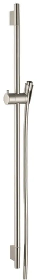 Hansgrohe Unica, S Puro sprchová tyč 900 mm so sprchovou hadicou Isiflex 1600 mm, kartáčovaný nikel, HAN-28631820