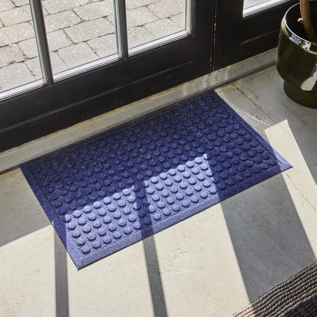 House Doctor Rohožka Rectangle Blue