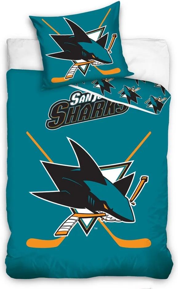 TipTrade Bavlnené svietiace obliečky NHL San Jose Sharks
, 140 x 200 cm, 70 x 90 cm