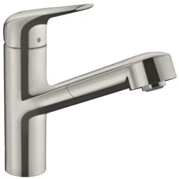 Hansgrohe Focus M42 drezová batéria s vyťahovacou sprškou nerez 71814800