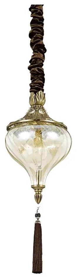 Ideal Lux - Luster na reťazi HAREM 1xE27/42W/230V pr. 16,5 cm mosadz