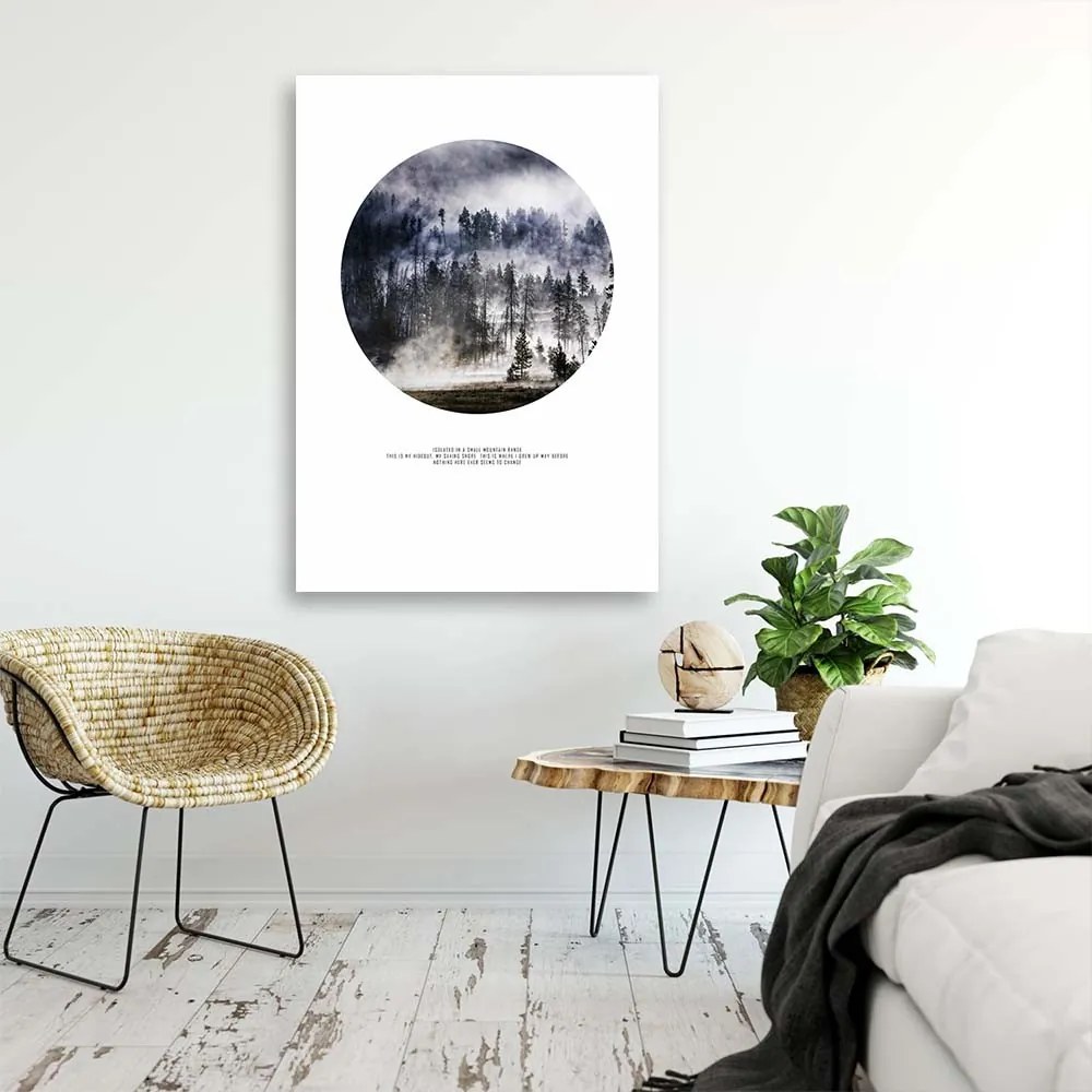 Gario Obraz na plátne Hmlistý les Rozmery: 40 x 60 cm