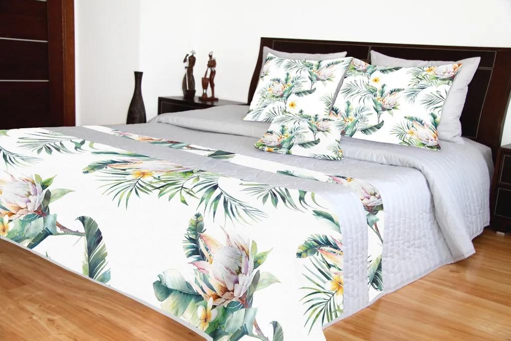 DomTextilu Prikrývky na posteľ s kvetinovým motívom Šírka: 200 cm | Dĺžka: 220 cm 11353-76738