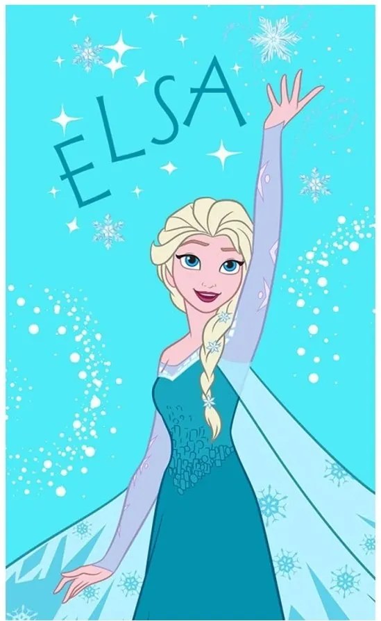 Detský uterák Ľadové kráľovstvo - Frozen - motív princezná Elsa - 100% bavlna - 30 x 50 cm