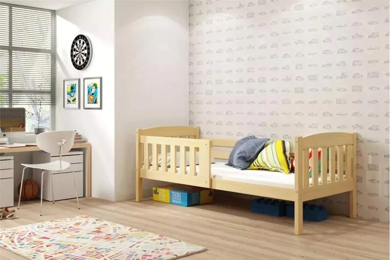 Posteľ KUBO 1 160x80 borovica (bez zásuvky)