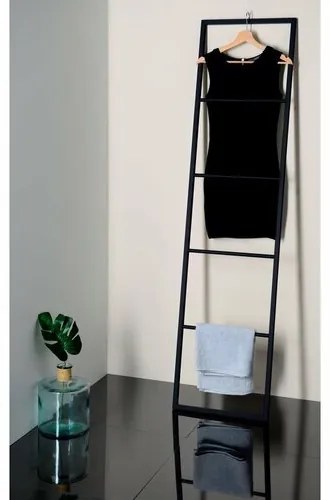SAPHO Ska551 Ska sušiak uterákov na opretie 42 x 170 x 2 cm, čierna mat