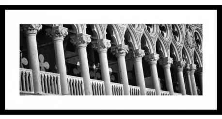 B&W rámovaný obraz 40x80