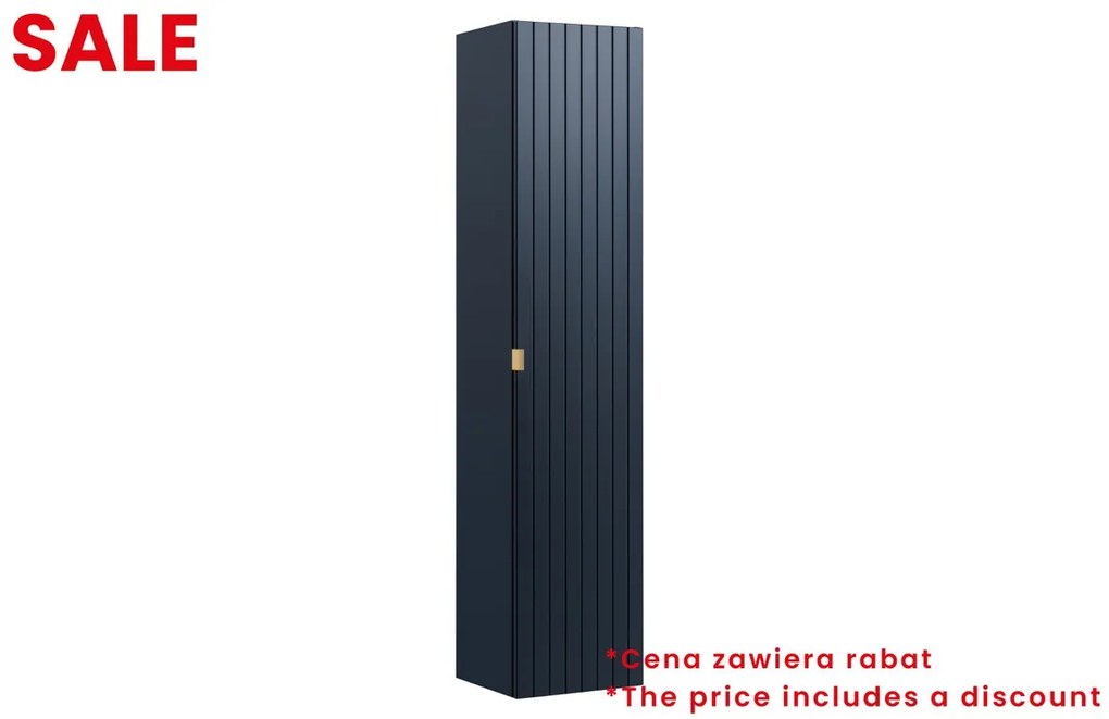 Závesná kúpeľňová skrinka Santa Fe 160 cm tmavo modrá