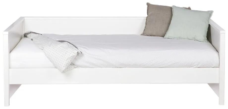 Biela jednolôžková posteľ 90x200 cm Nikki – WOOOD