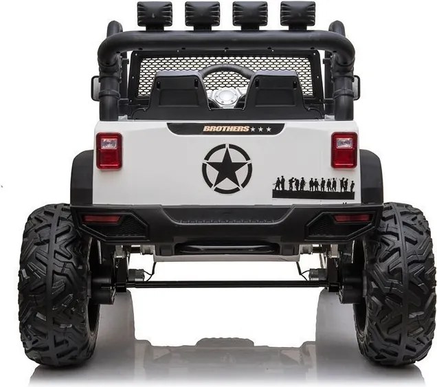 LEAN CARS Autobatéria Jeep JC666 White
