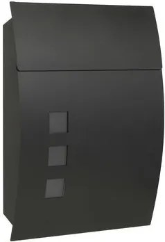 Poštová schránka RICHTER BK931 (čierná matná) - čierná matná