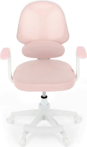 Detská otočná stolička ružová KA-W8008 PINK