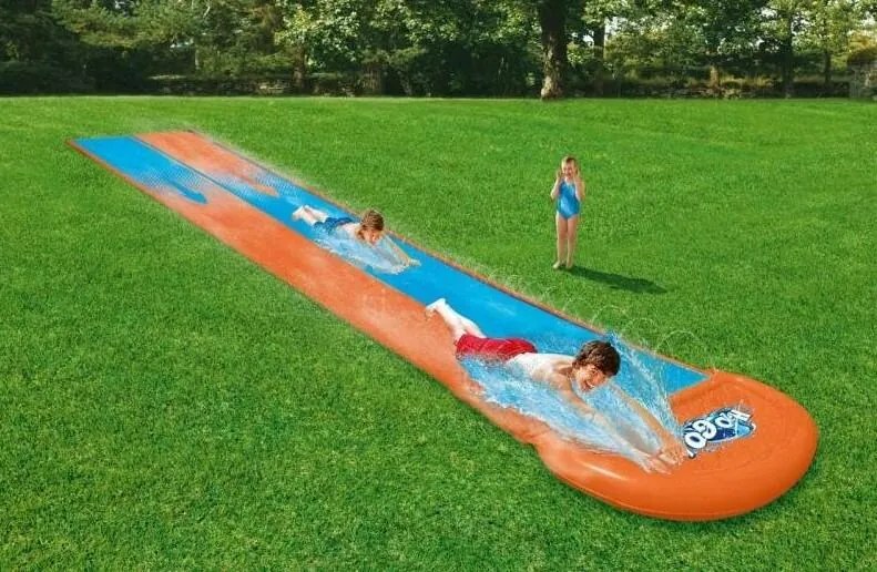Bestway_A Vodná šmykľavka dvojitá Bestway H2OGO! 4.88m 52328