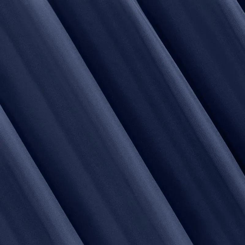 Modrý záves na krúžkoch RITA 140x175 cm