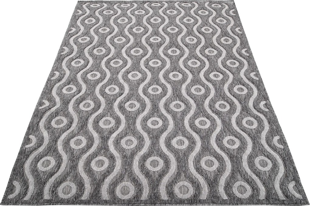 TA Koberec FG81A TMAVO ŠEDÝ CANSAS FOW Rozmer: 200x300 cm